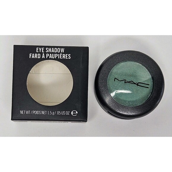 MAC Powder Single Eye Shadow ~ Teal ~ NEW IN BOX 0.05oz/1.5g - Picture 3 of 7